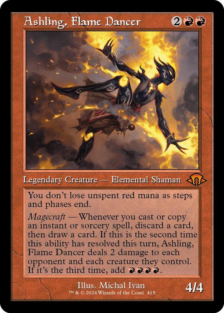 Ashling, Flame Dancer (Retro Frame) - Modern Horizons 3