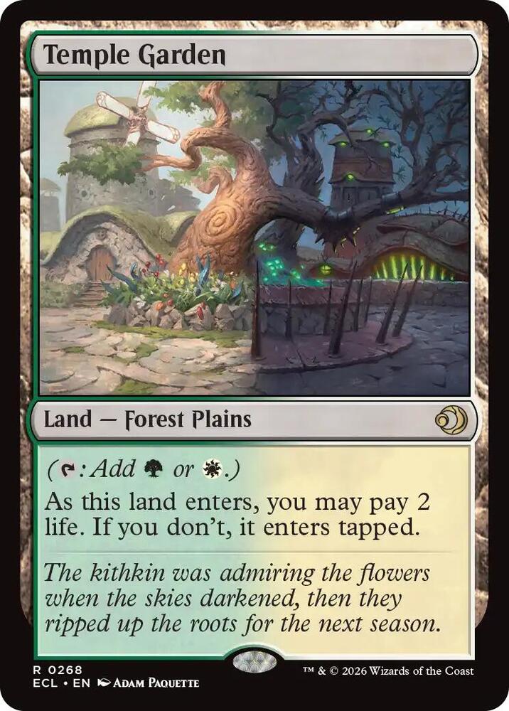 Temple Garden - Lorwyn Eclipsed - Foil